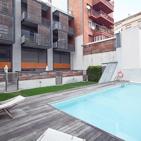 My Space Emirates - Splendid With Terrace And Pool Near Park Gueell Appartamento Barcellona